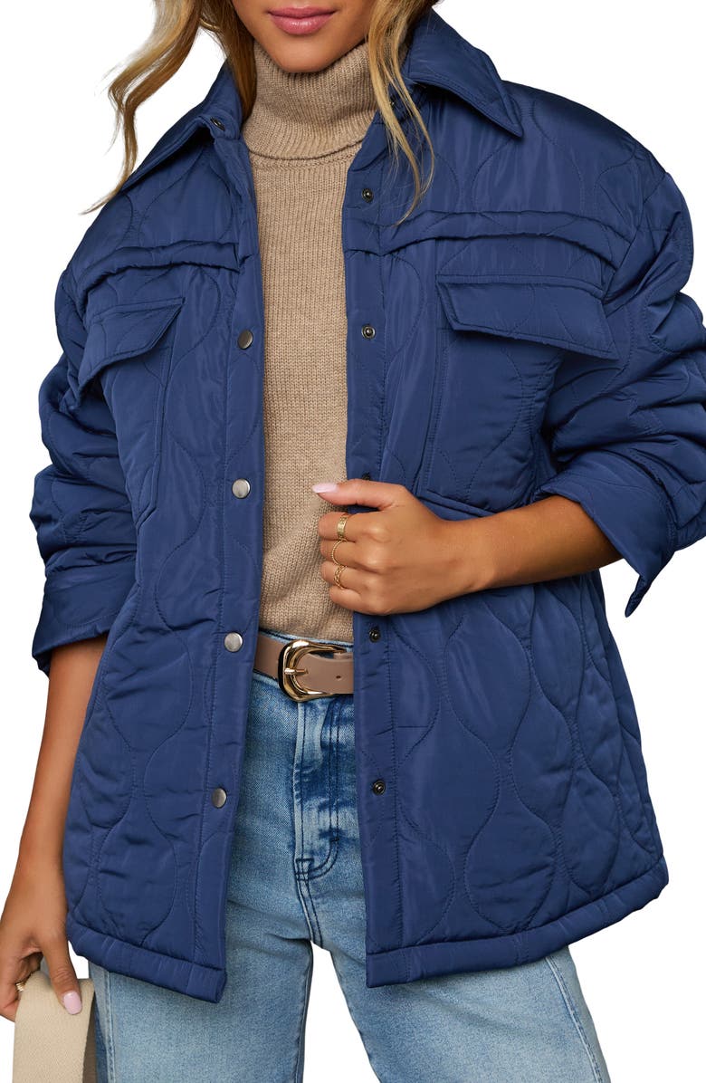 VICI Collection Chilly Morning Onion Quilted Jacket, Main, color, 