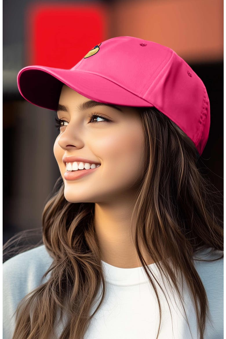 Dog Days Embroidered Casual Cap, Alternate, color, Hot Pink