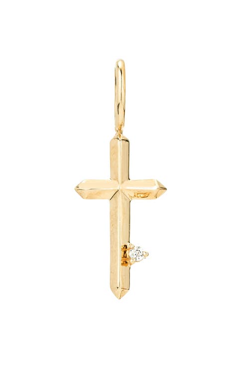 Diamond Cross Mini Charm