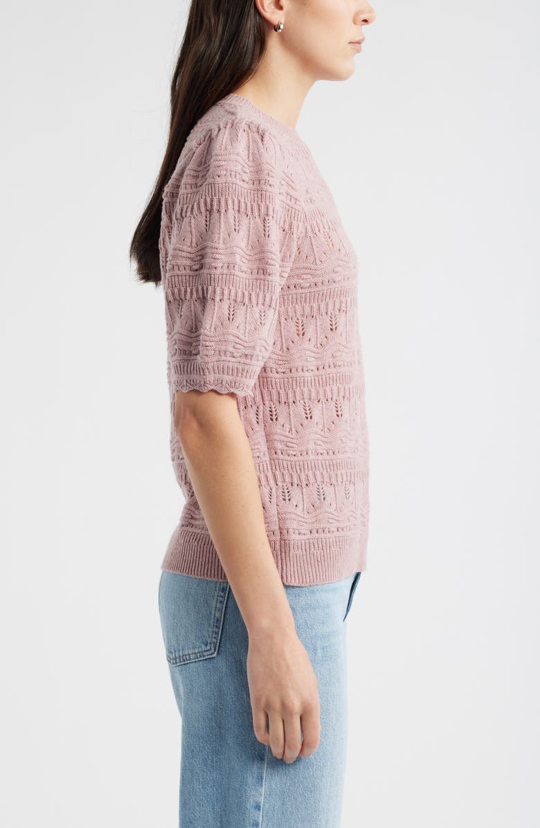 Caslon<sup>®</sup> Mixed Stitch Sweater, Alternate, color,