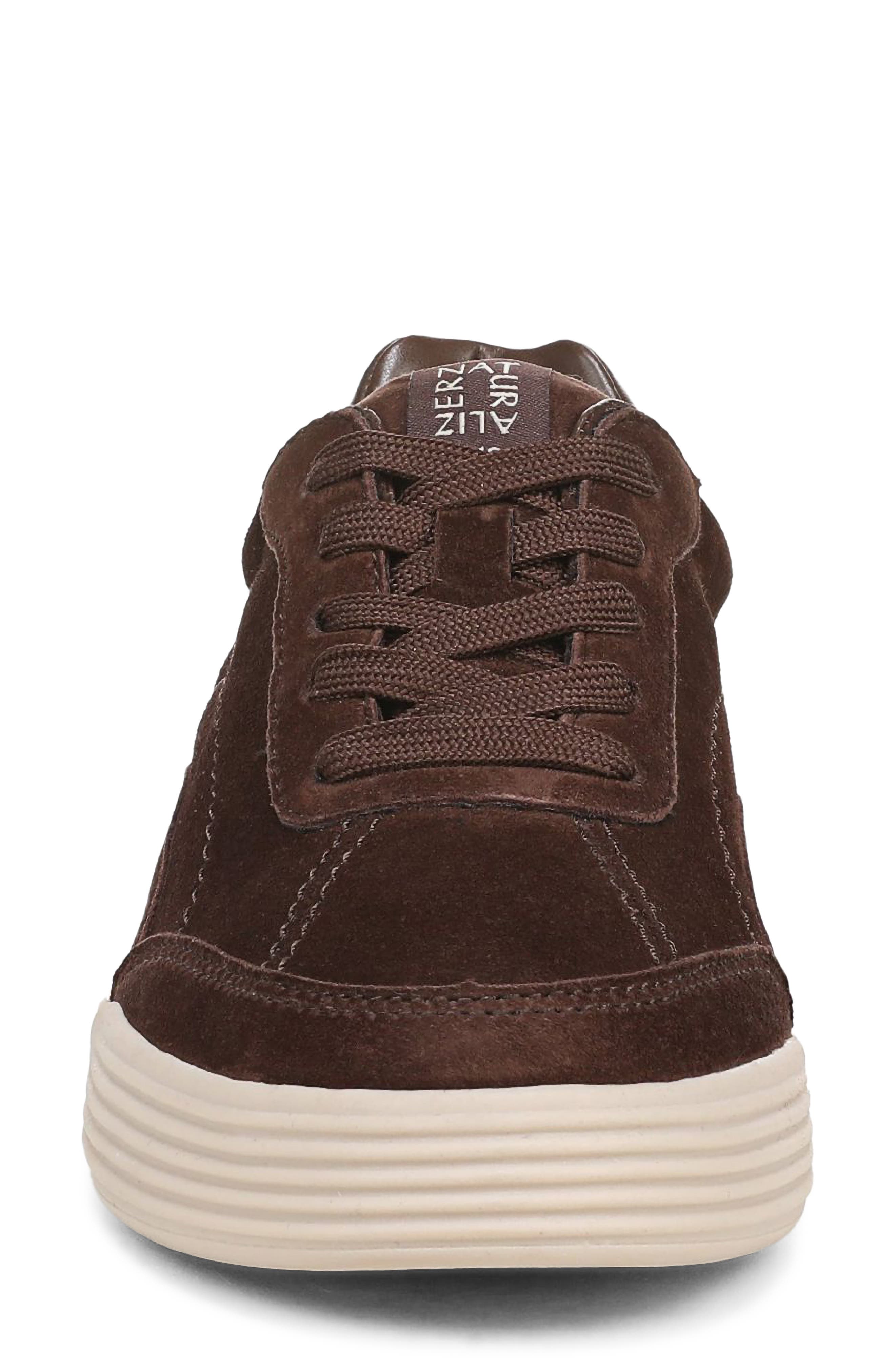 Cami Leather Sneaker, Alternate, color, CHOCOLATE SUEDE