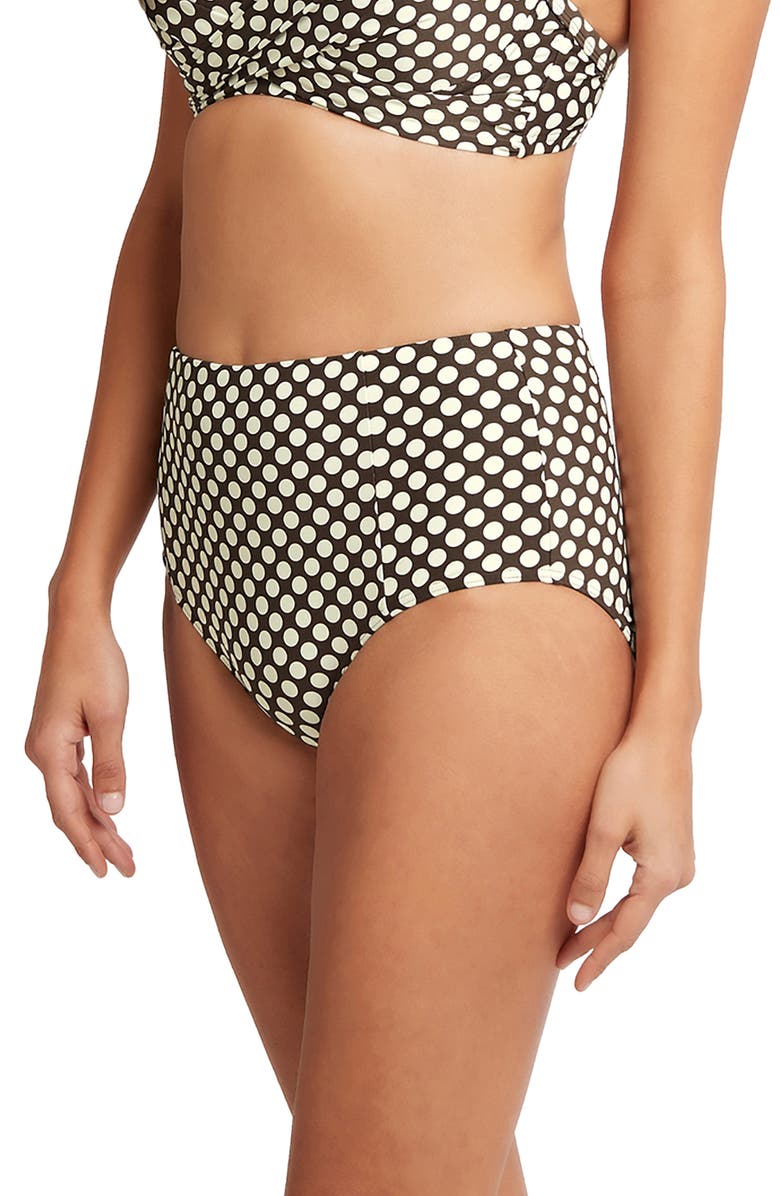 Sea Level High Waist Bikini Bottoms, Alternate, color,