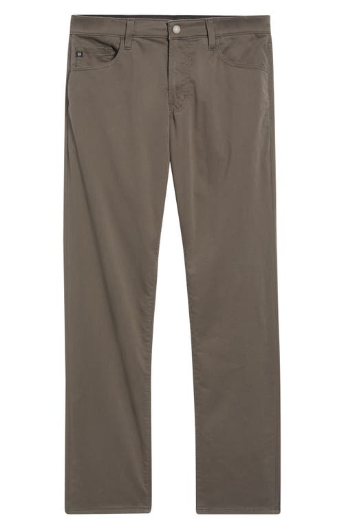 Ag Tellis Airluxe™ Commuter Performance Sateen Slim Fit Pants In Brown