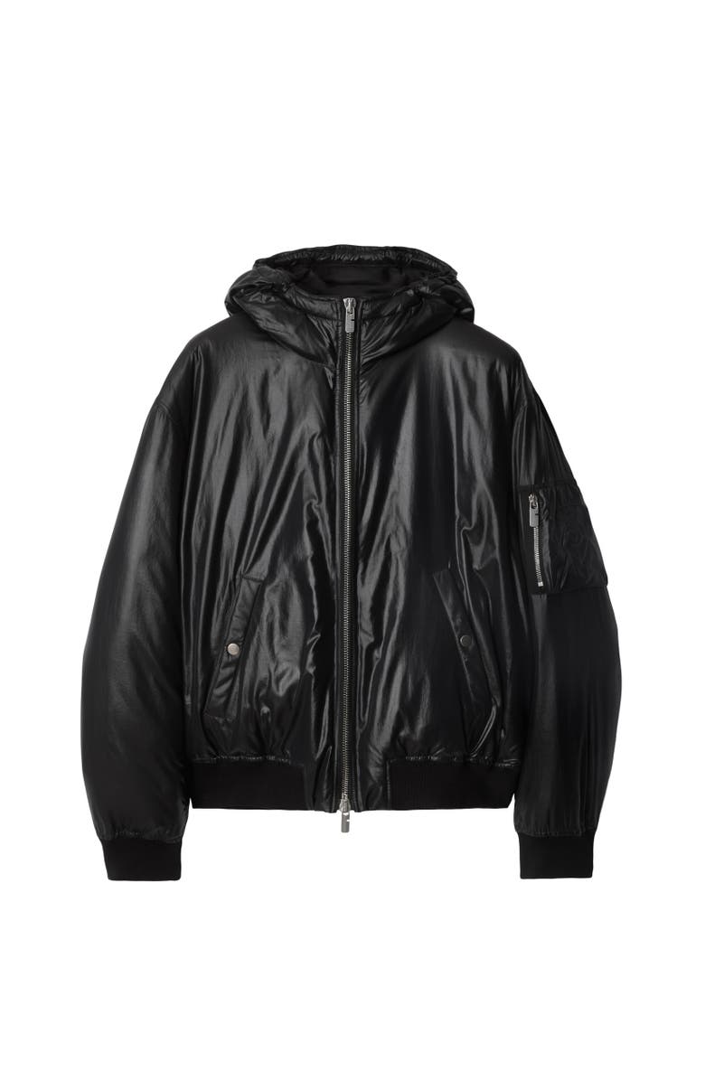 Burberry Nylon Bomber Jacket, Alternate, color, 