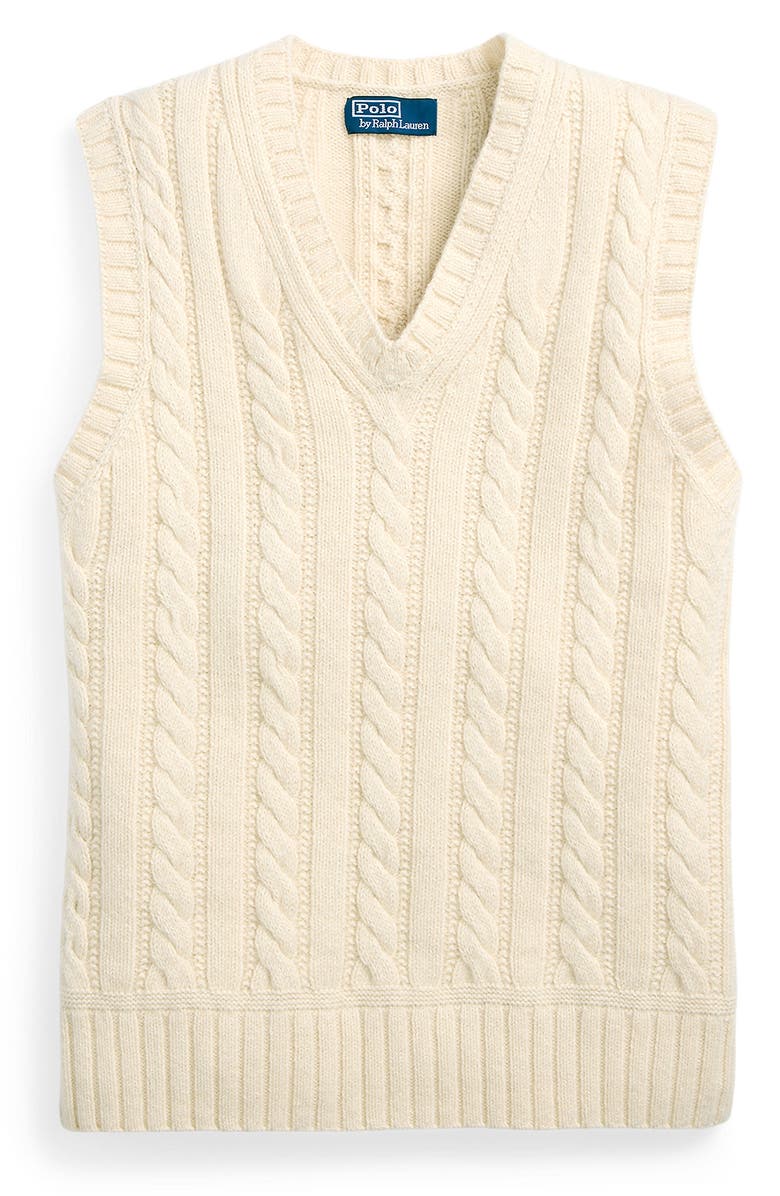 V-Neck Cotton & Cashmere Sweater Vest