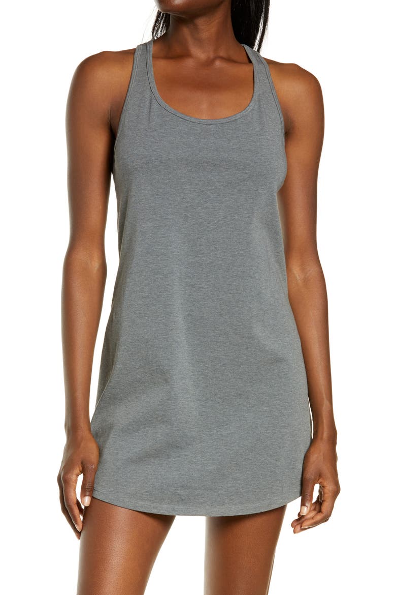 Stretch Organic Cotton Chemise, Main, color, SLATE