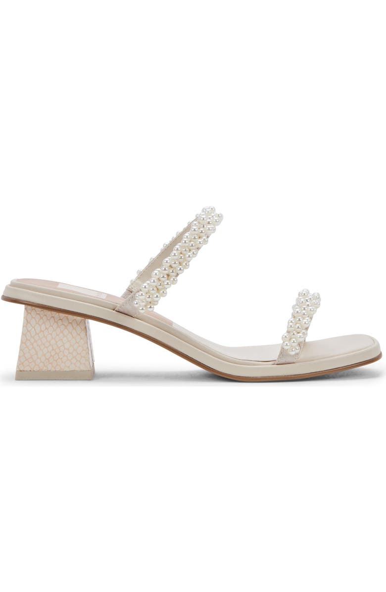 Dolce Vita River Imitation Pearl Slide Sandal, Alternate, color,