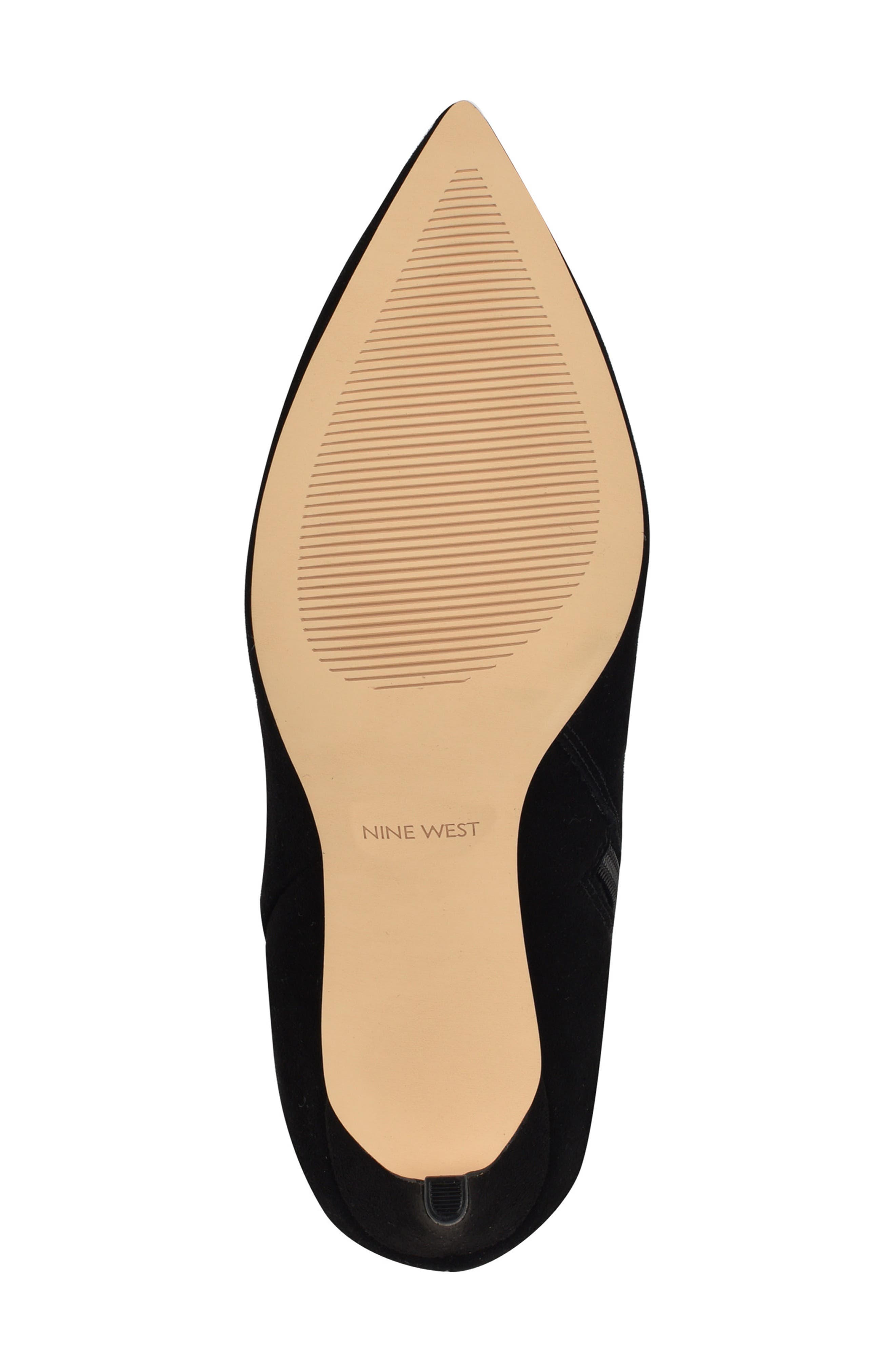 Nine West Richy Pointed Toe Knee High Boot, Alternate, color, Black