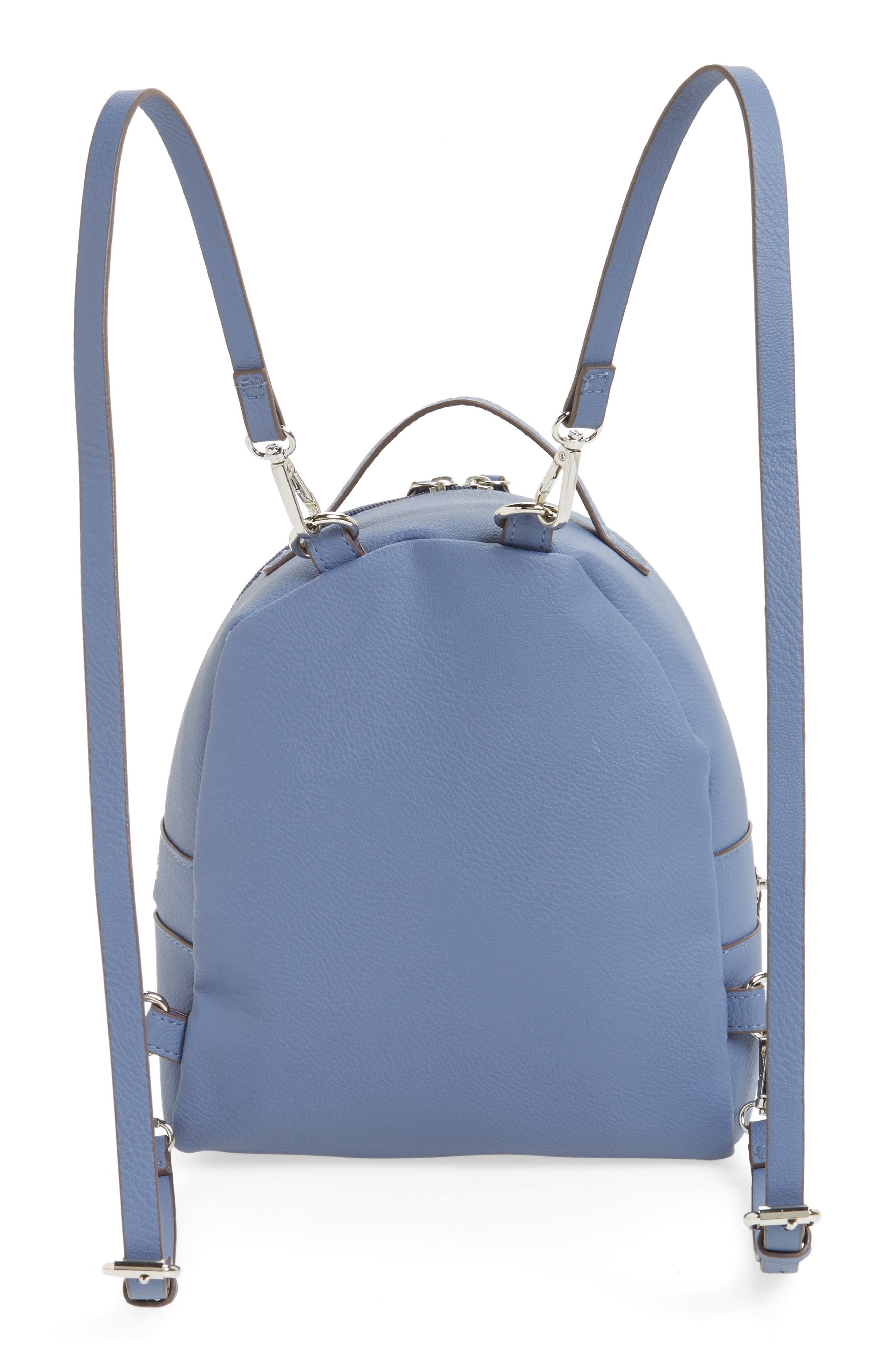 T-Shirt & Jeans Textured Faux Leather Mini Backpack, Alternate, color, 