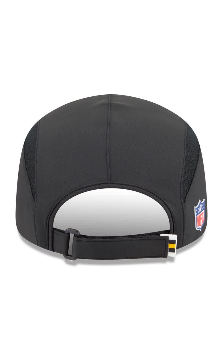 New Era Men's New Era Black Pittsburgh Steelers 2025 Sideline  Runner Adjustable Hat, Alternate, color, Black
