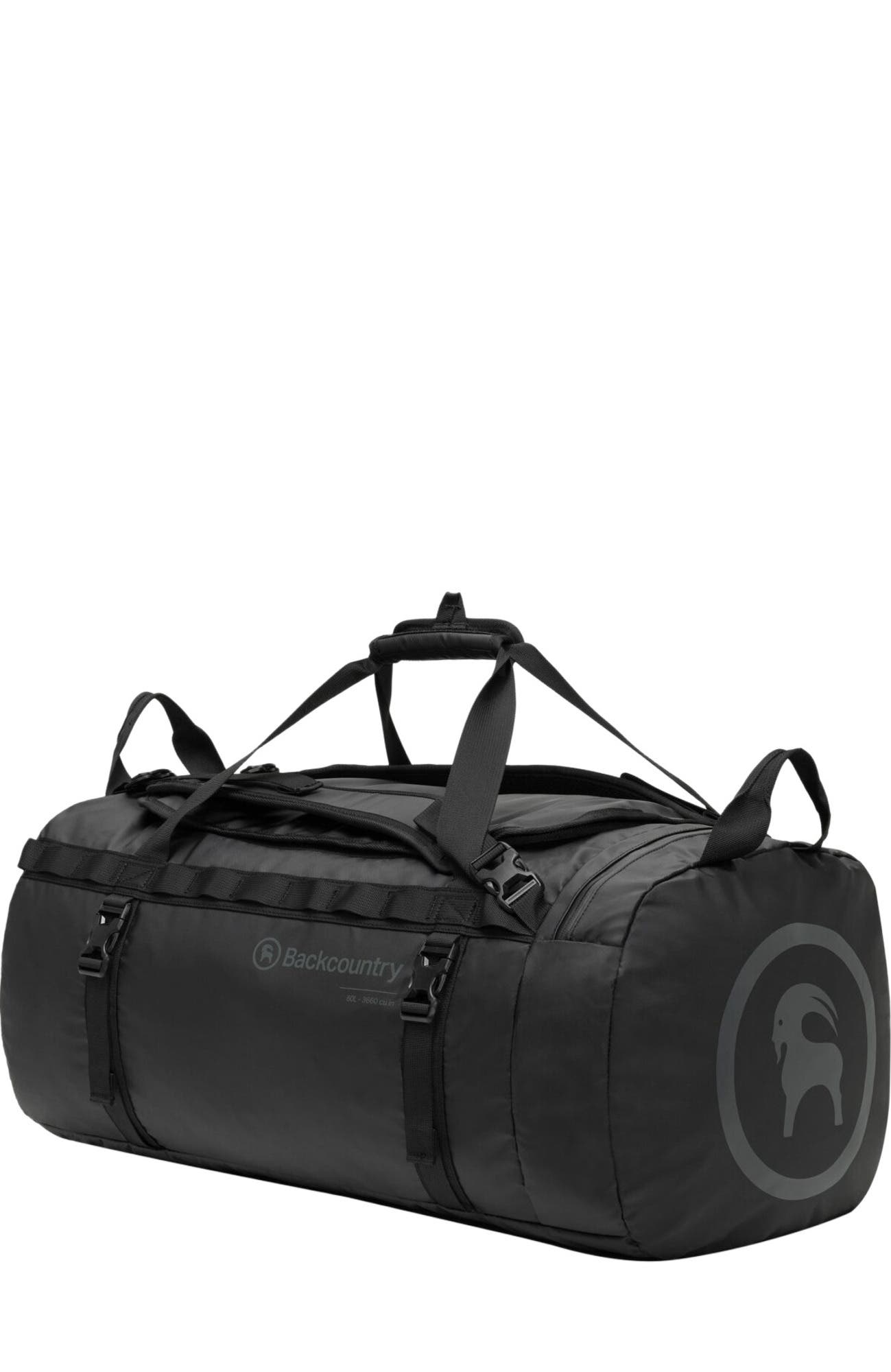Backcountry All Around 60L Duffel, Alternate, color, Black
