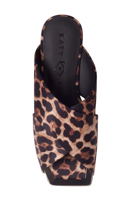Katy Perry The Checked In Slide Sandal In Brown