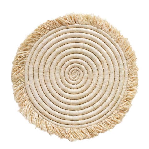 Raffia Fringe Placemat