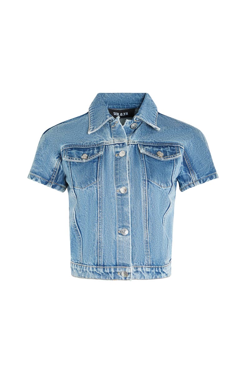 SER.O.YA Magda Cap Sleeve Jacket, Alternate, color,