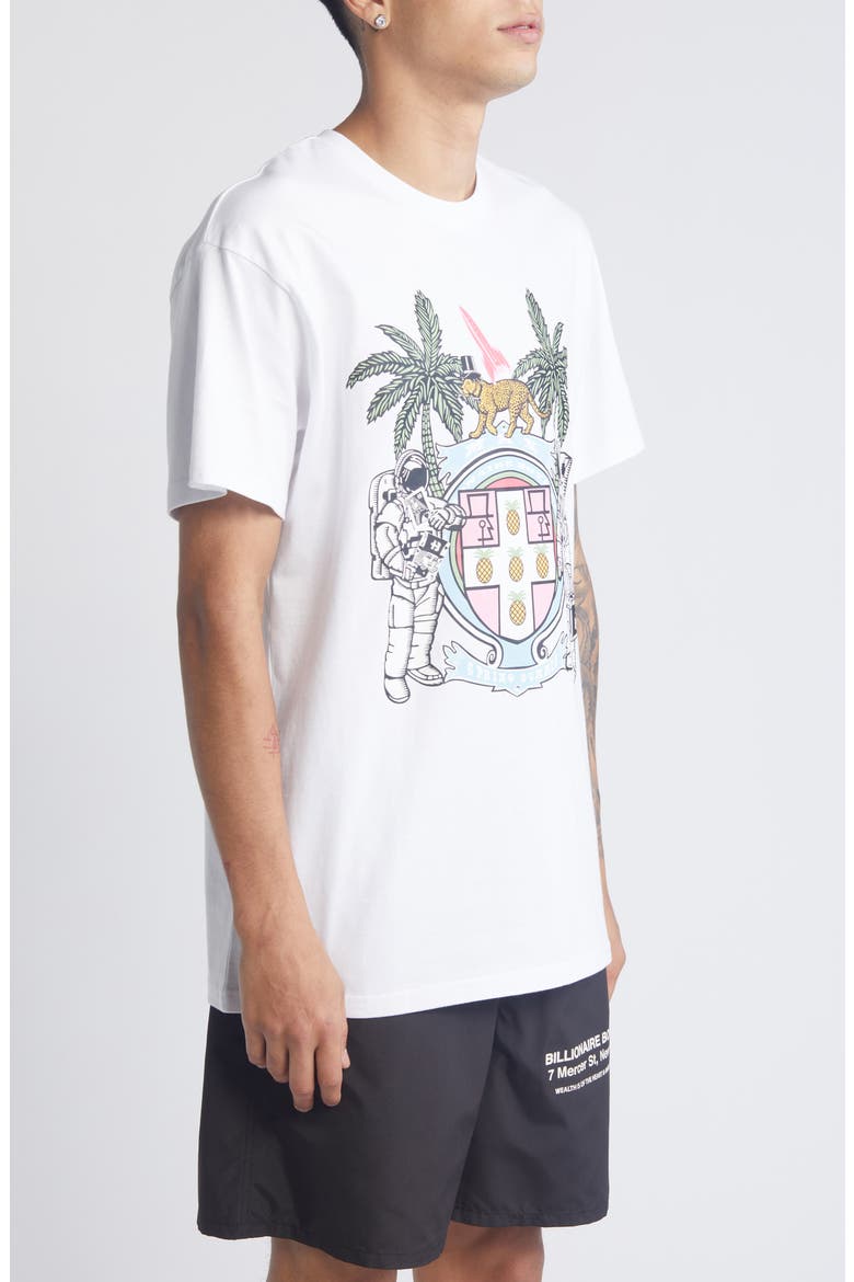 Crest Cotton Graphic T-Shirt, Alternate, color, BLEACH WHITE