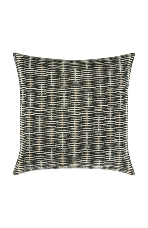Intertwine Ebony Indoor & Outdoor Woven Accent Pillow