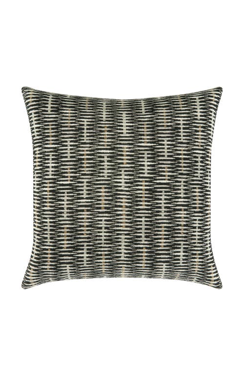 Elaine Smith Intertwine Ebony Indoor & Outdoor Woven Accent Pillow