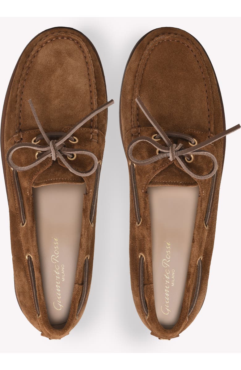 Gianvito Rossi Vandée Mocassin, Alternate, color, Brown Suede