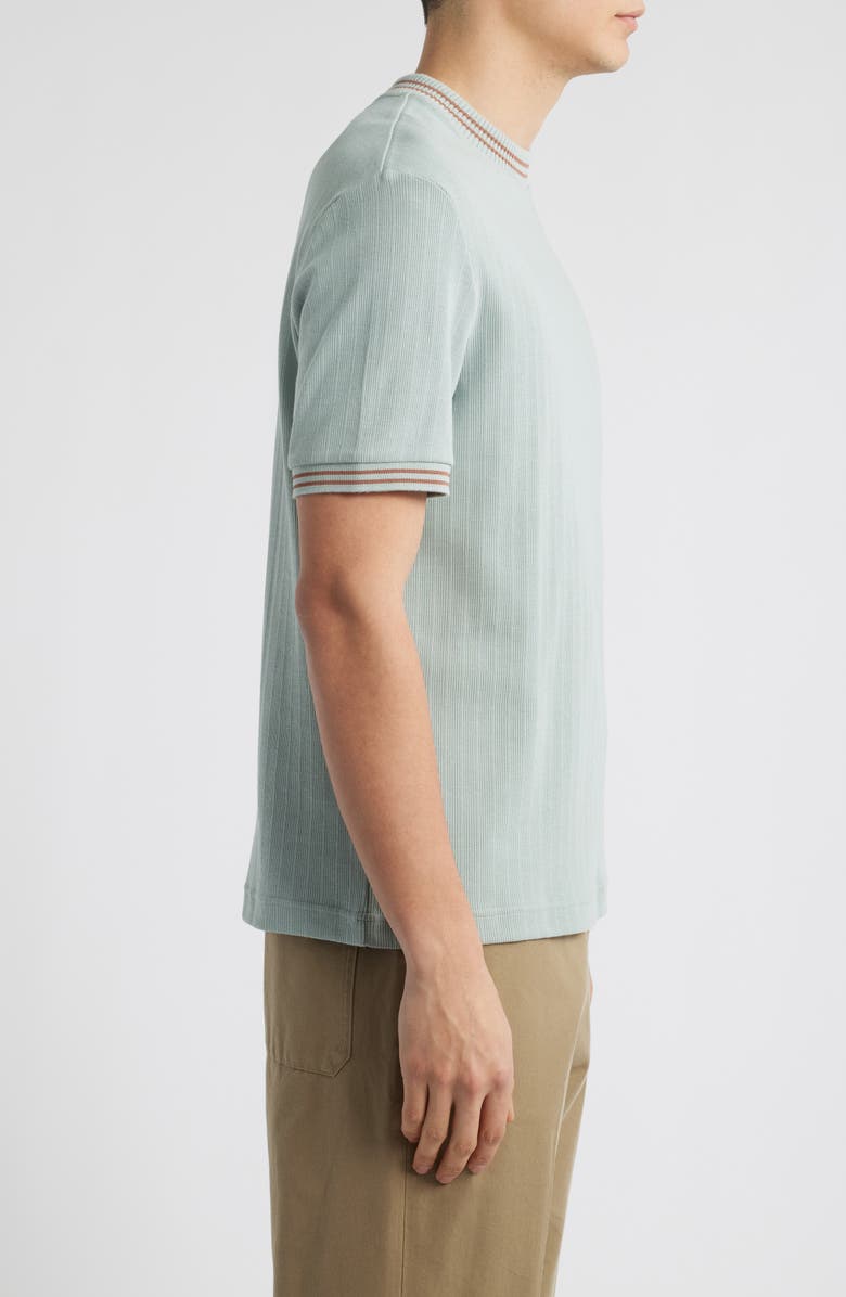 Fred Perry Tipped Cotton Rib T-Shirt, Alternate, color, 