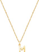 Tiny Blessings 14K Gold Modern Initial 12-14" Necklace