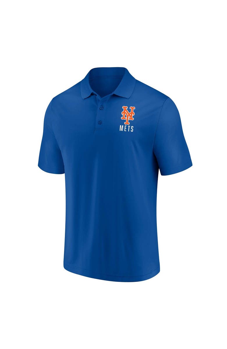 FANATICS Men's Fanatics Branded Royal/White New York Mets Two-Pack Logo Lockup Polo Set, Alternate, color, Royal