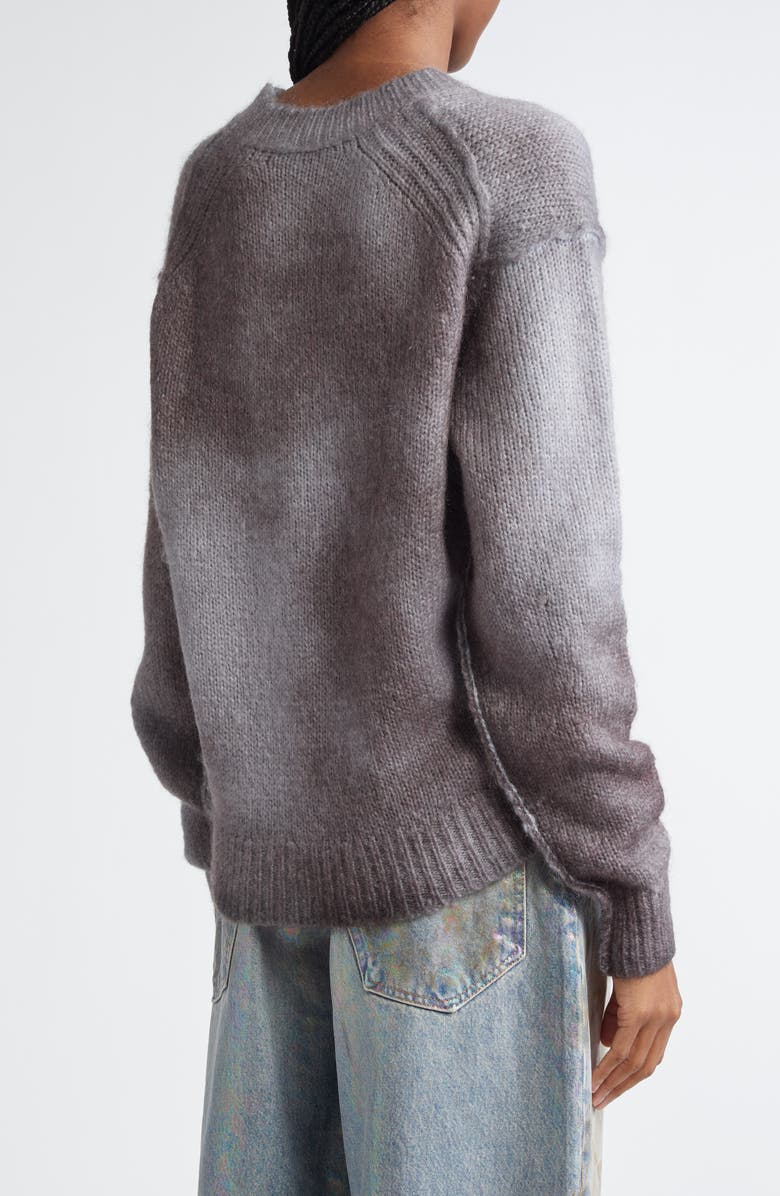 Acne Studios Koros Sprayed Crewneck Sweater, Alternate, color,