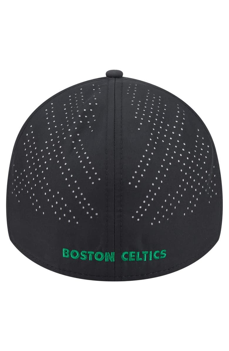 New Era Men's New Era Black Boston Celtics Night 39THIRTY Flex Hat, Alternate, color, Black