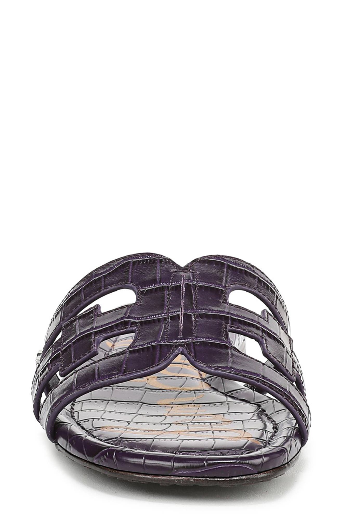 Sam Edelman Bay Cutout Slide Sandal - Wide Width Available, Alternate, color, Winter Violet