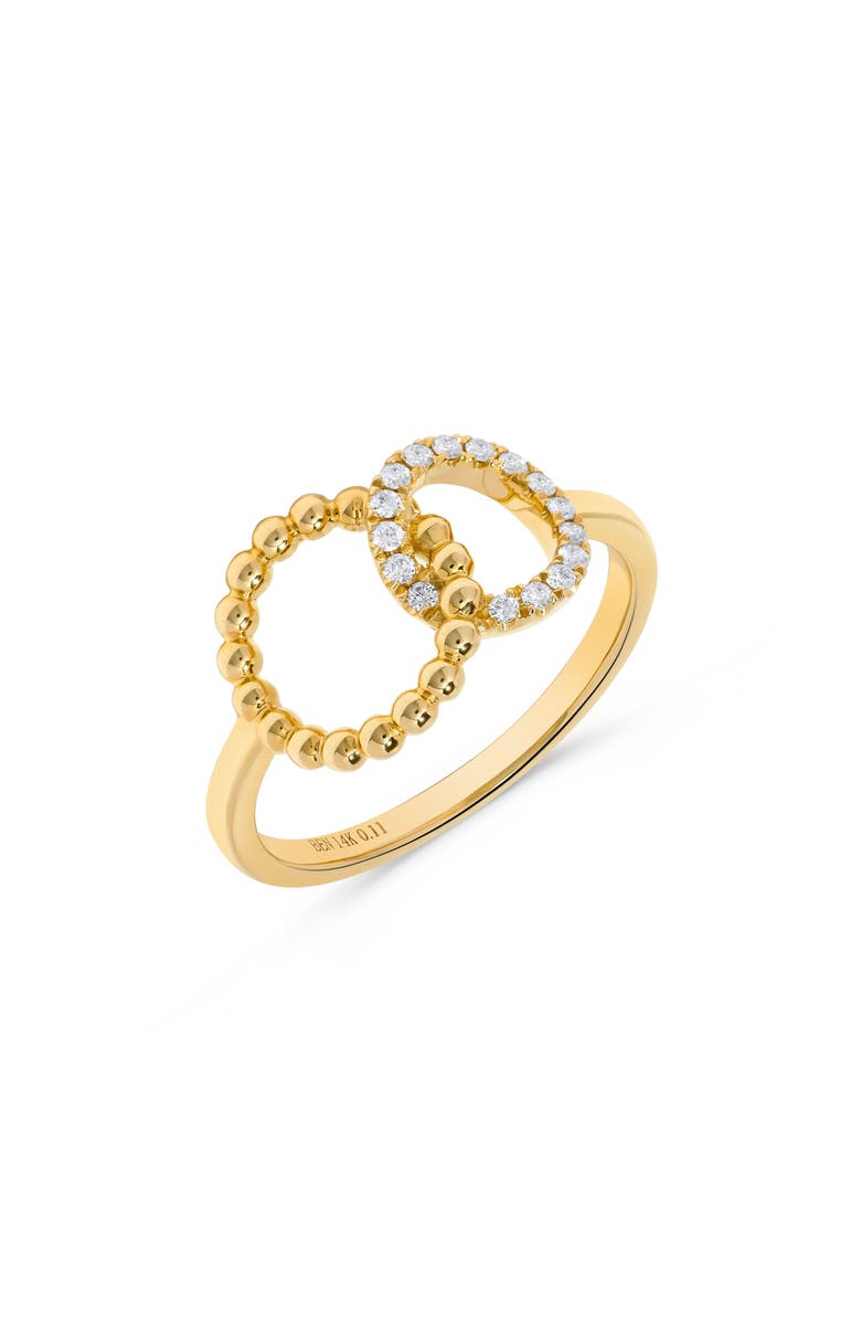 H.J. Namdar Beaded Diamond Circles Ring, Alternate, color, 