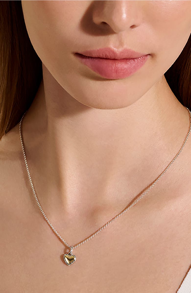 John Hardy Essentials Heart Necklace, Alternate, color, 