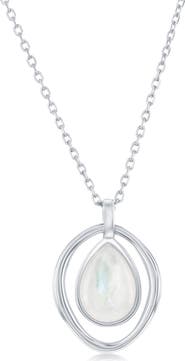 SIMONA Pear Mother-of-Pearl Pendant Necklace