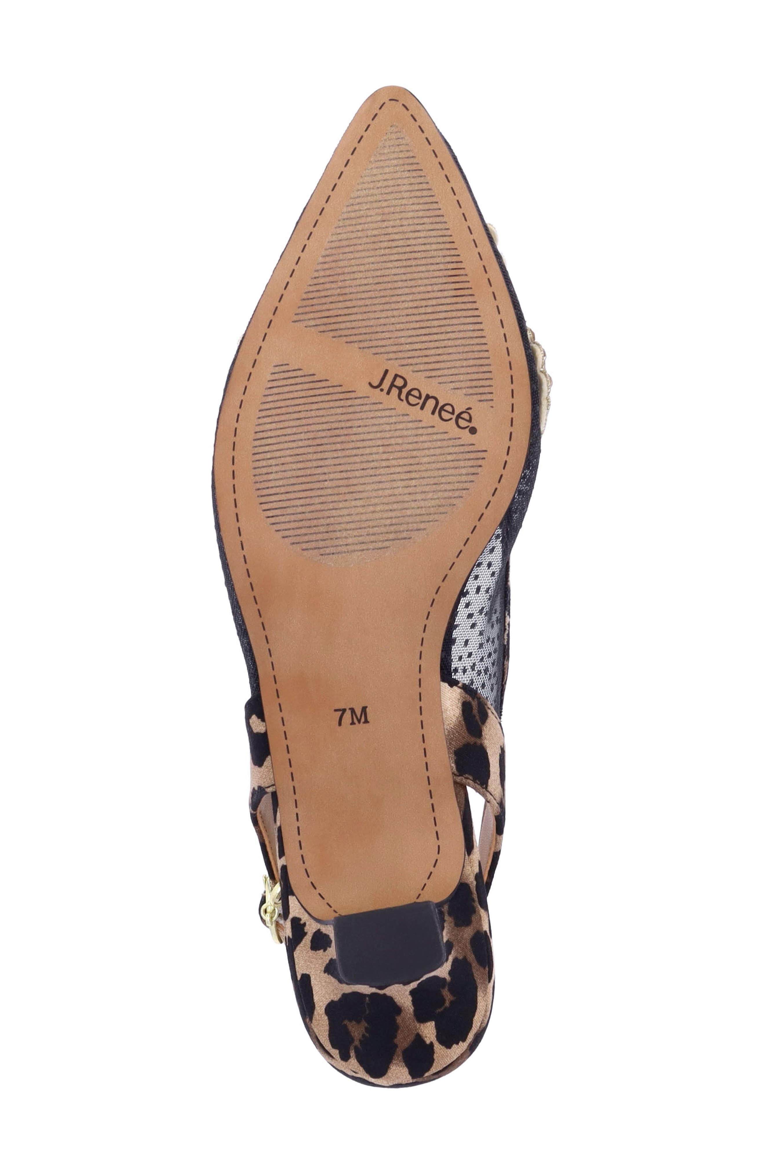 J. Reneé Strovanni Slingback Pump, Alternate, color, Brown/ Black