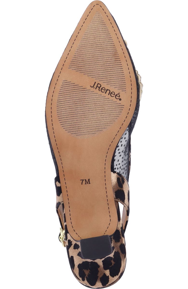 J. Reneé Strovanni Slingback Pump, Alternate, color, Brown/ Black