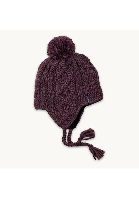 Merino Wool Gianna Earflap Beanie