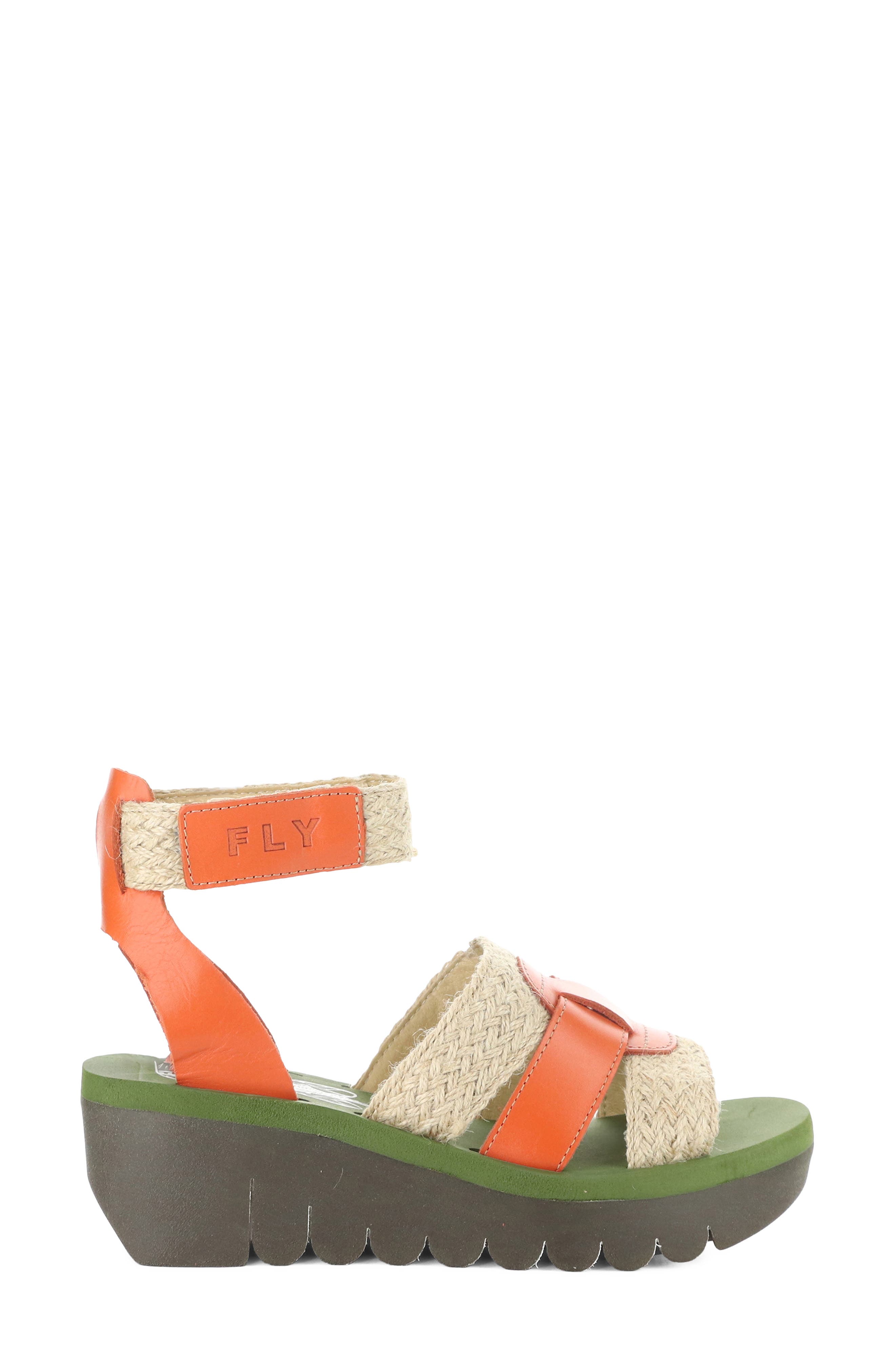 Yory Ankle Strap Sandal, Alternate, color, SCARLET
