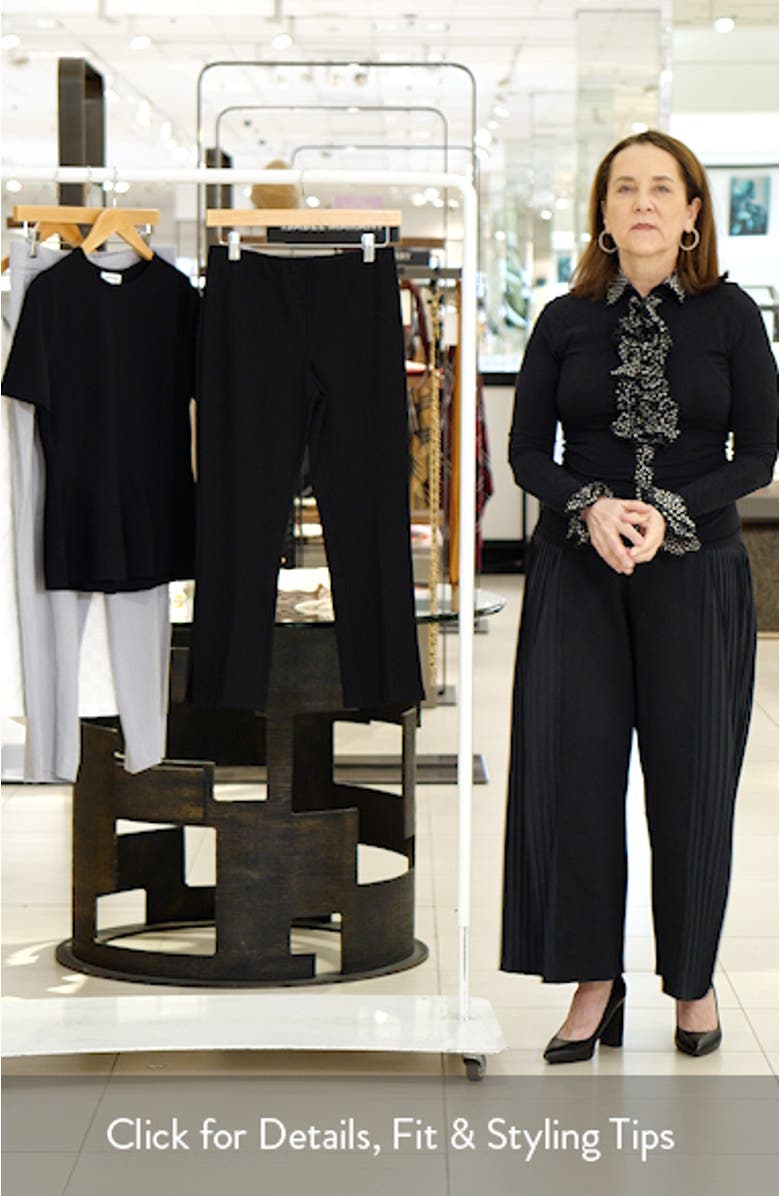 Kick Flare Stretch Twill Pants, sales video thumbnail