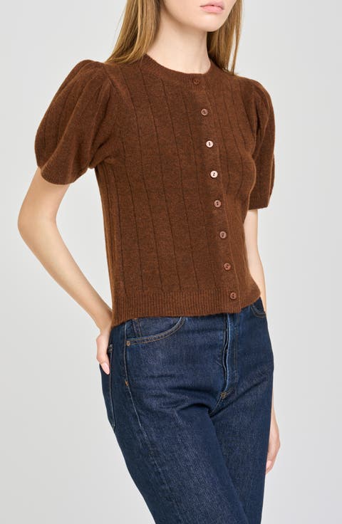 Bridget Puff Sleeve Cardigan