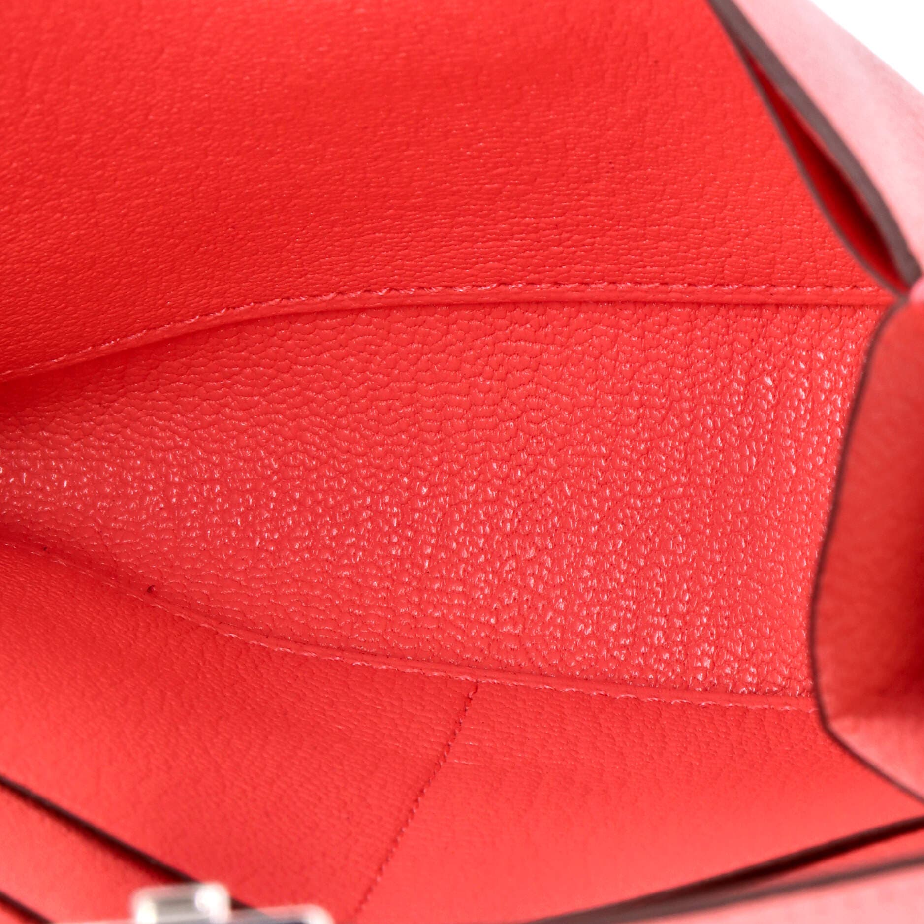 Pre-Owned Hermes Clic Wallet on Strap Chevre Mysore 16, Alternate, color, Rose D'ete