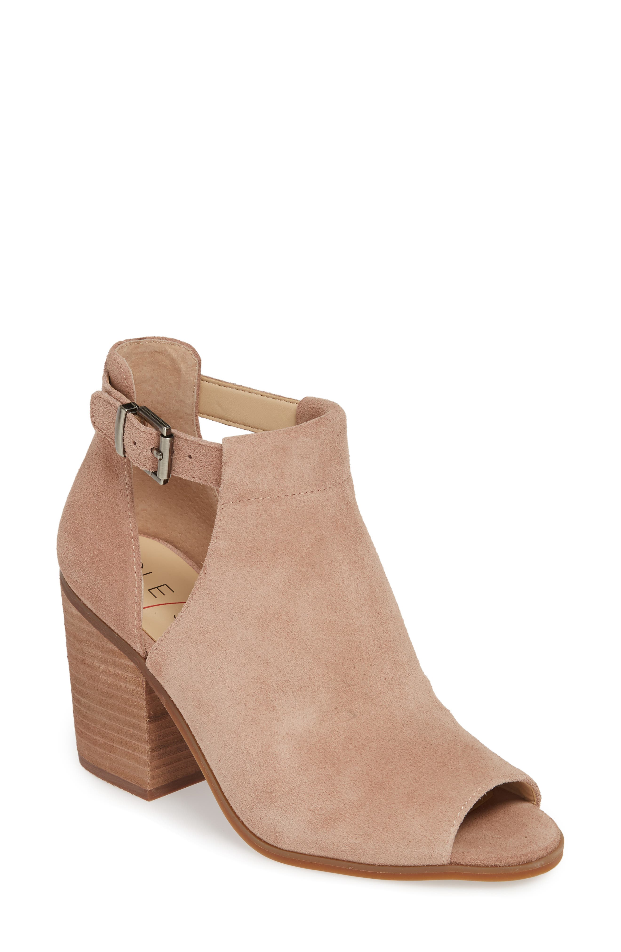 Sole Society 'Ferris' Open Toe Bootie, Main, color, 