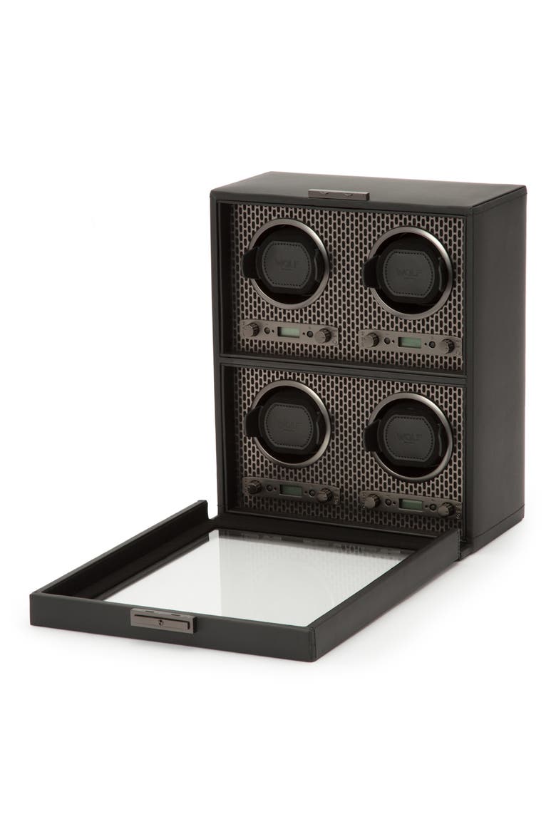 Axis 4 Piece Watch Winder, Alternate, color, POWDER COAT