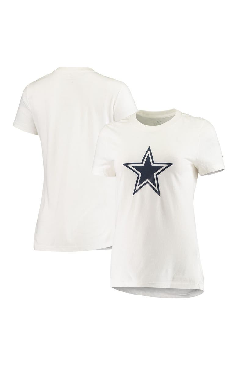 Nike Women's Nike White Dallas Cowboys Logo Essential T-Shirt, Main, color, 