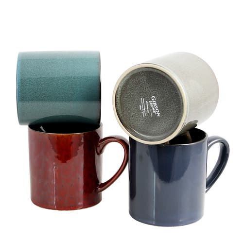 Gibson Home City Loft 20 Oz. Mug Set, Set Of 4 In Multi