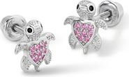In Season Jewelry Cubic Zirconia Turtle Earrings