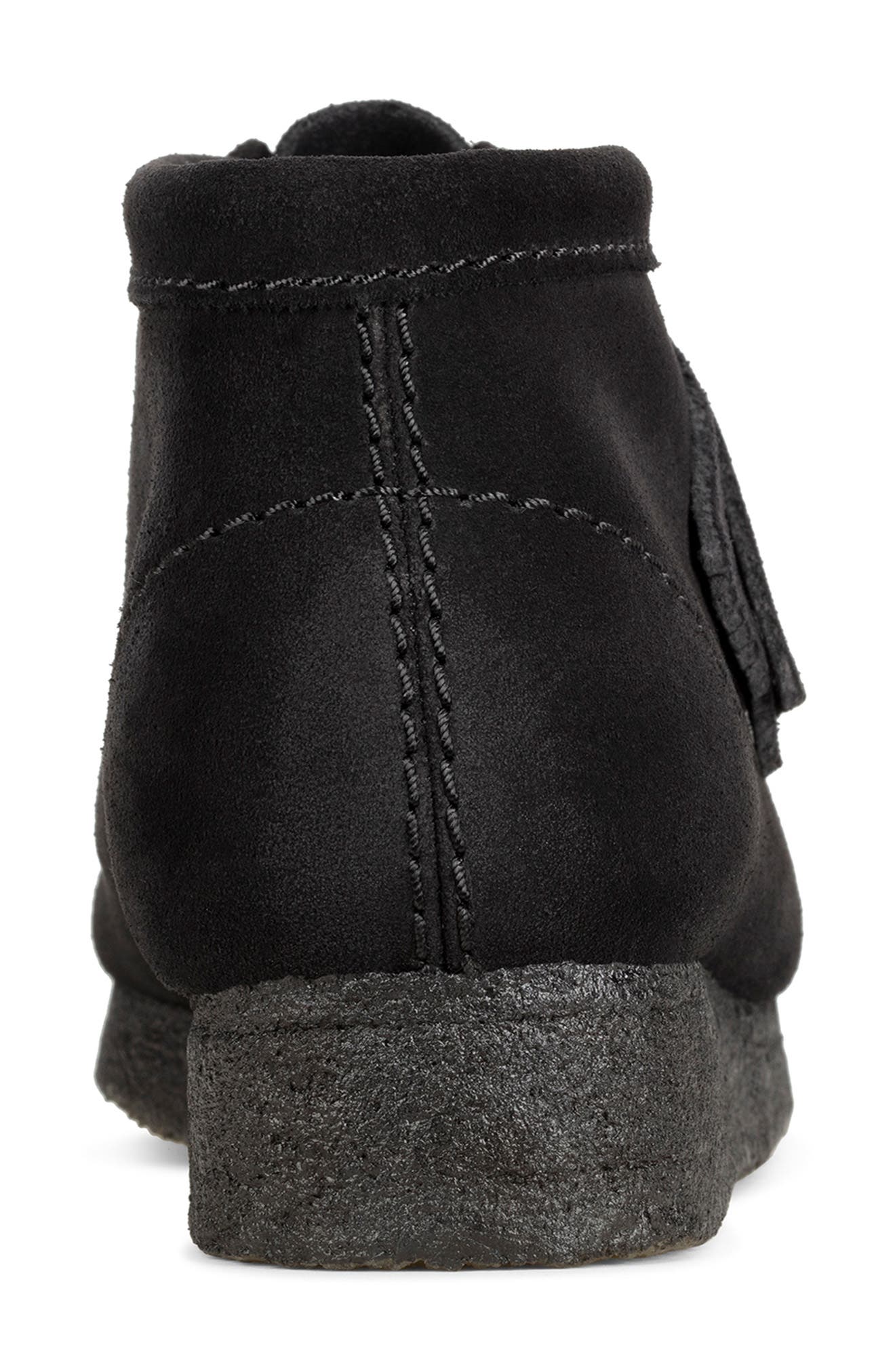 Clarks<sup>®</sup> Originals Wallabee Chukka Boot, Alternate, color, Black Sde