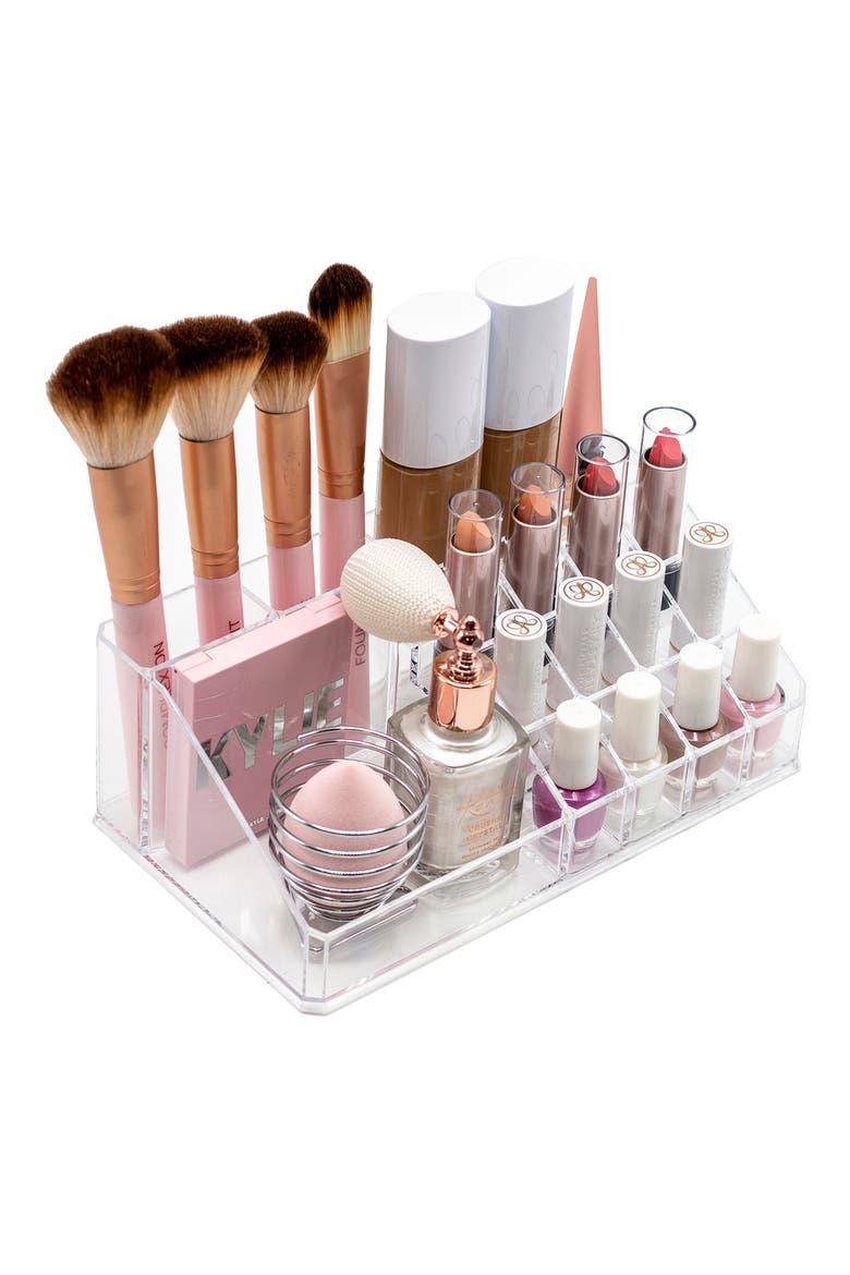 Makeup and Jewelry Storage Case Display Set - Marble, Alternate, color, MARBLE