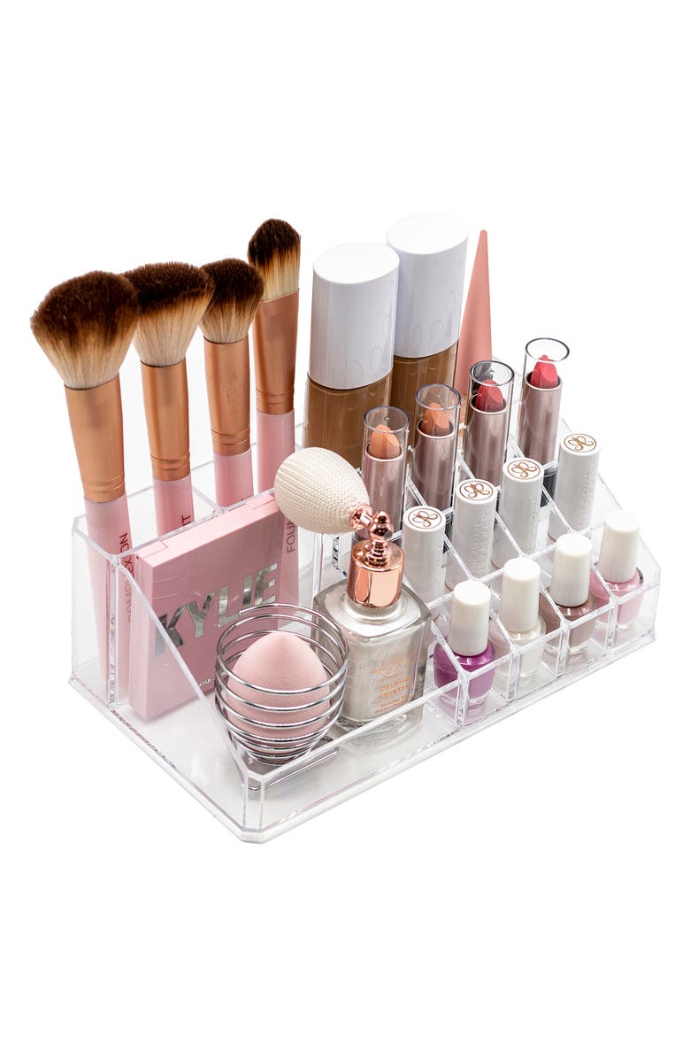 SORBUS Makeup and Jewelry Storage Case Display Set - Marble, Alternate, color, Marble