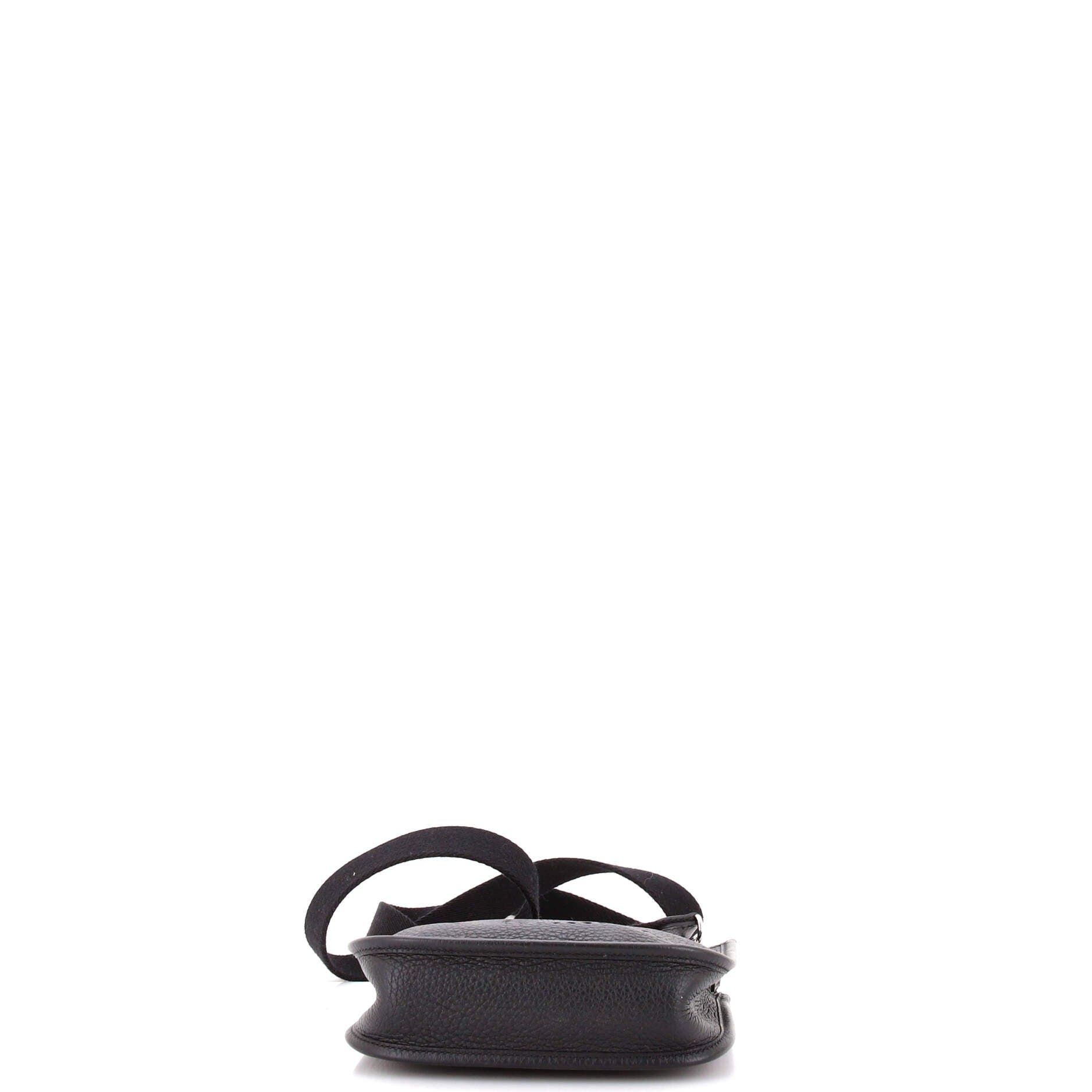 Pre-Owned Hermes Evelyne Bag Gen III Clemence TPM, Alternate, color, Noir