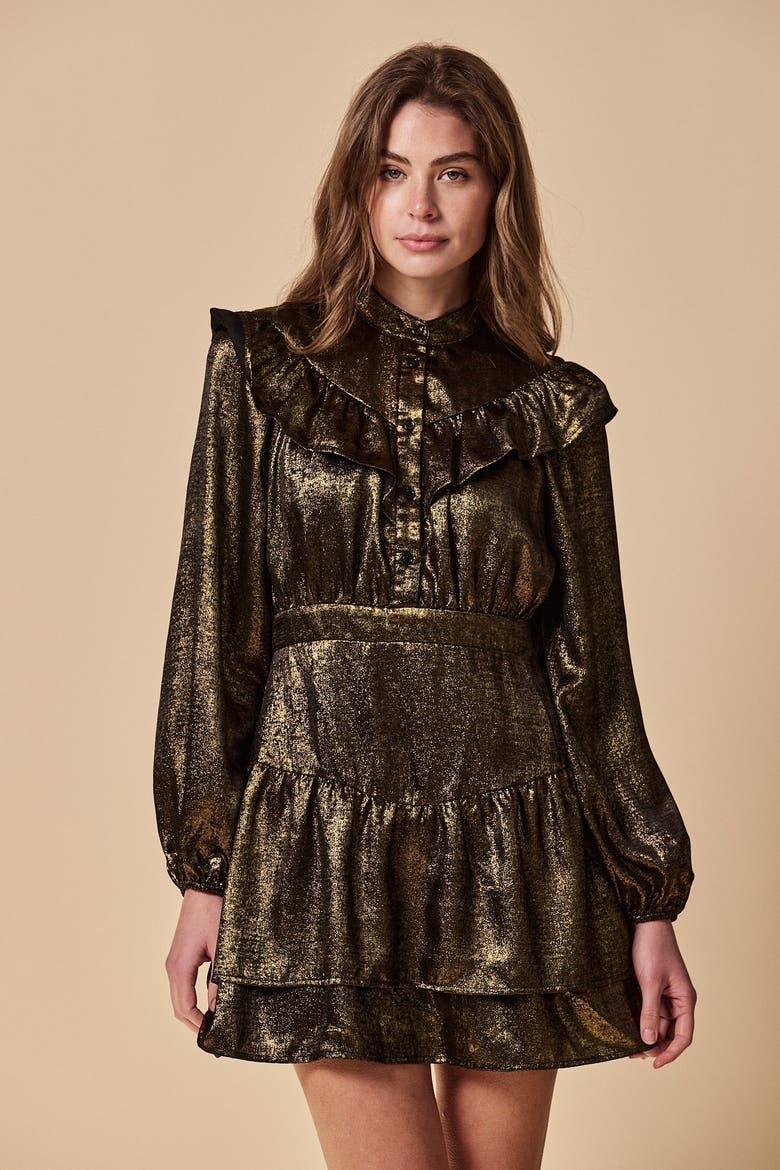 The Gwenyth Dress, Alternate, color, Bronze