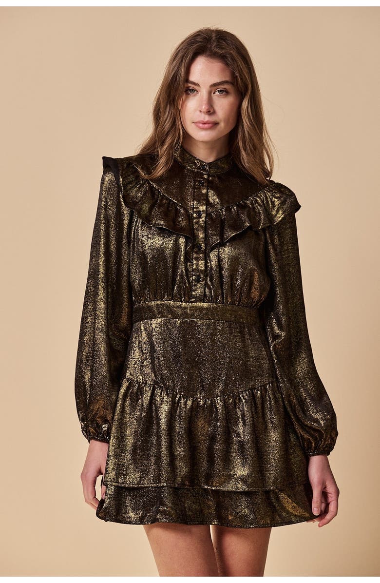 The Shirt by Rochelle Behrens The Gwenyth Dress, Alternate, color, Bronze