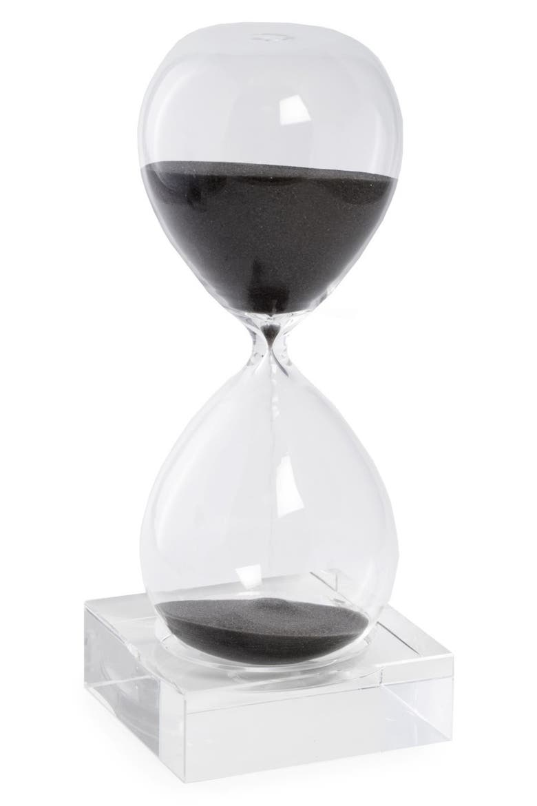60 Minute Sand Timer, Main, color, CLEAR/BLACK